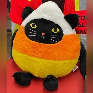 ISO Candy Corn Lane Plush Halloween Pillow